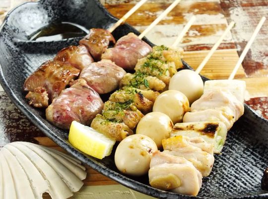 Assorted yakitori